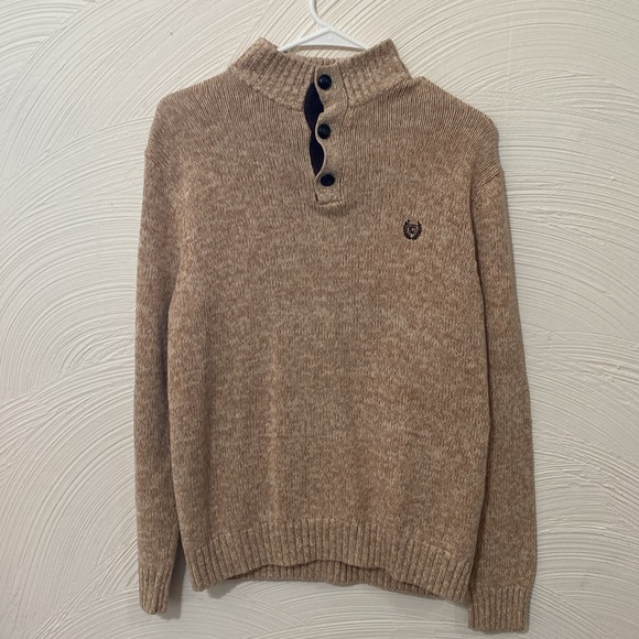 Chaps Medium men’s 100% cotton long sleeve quarter button up - Picture 6 of 16